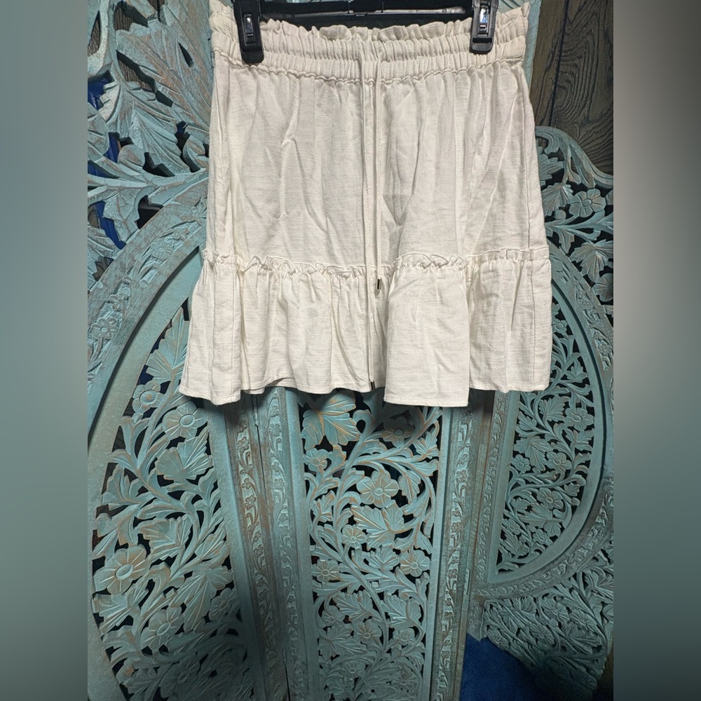 Chocolate White A-Line Skirt